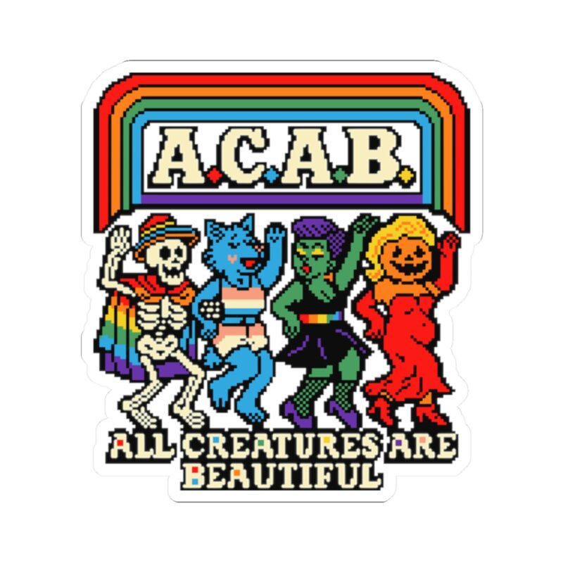 All Creatures Are Beautiful Kiss-Cut Sticker - Image 7