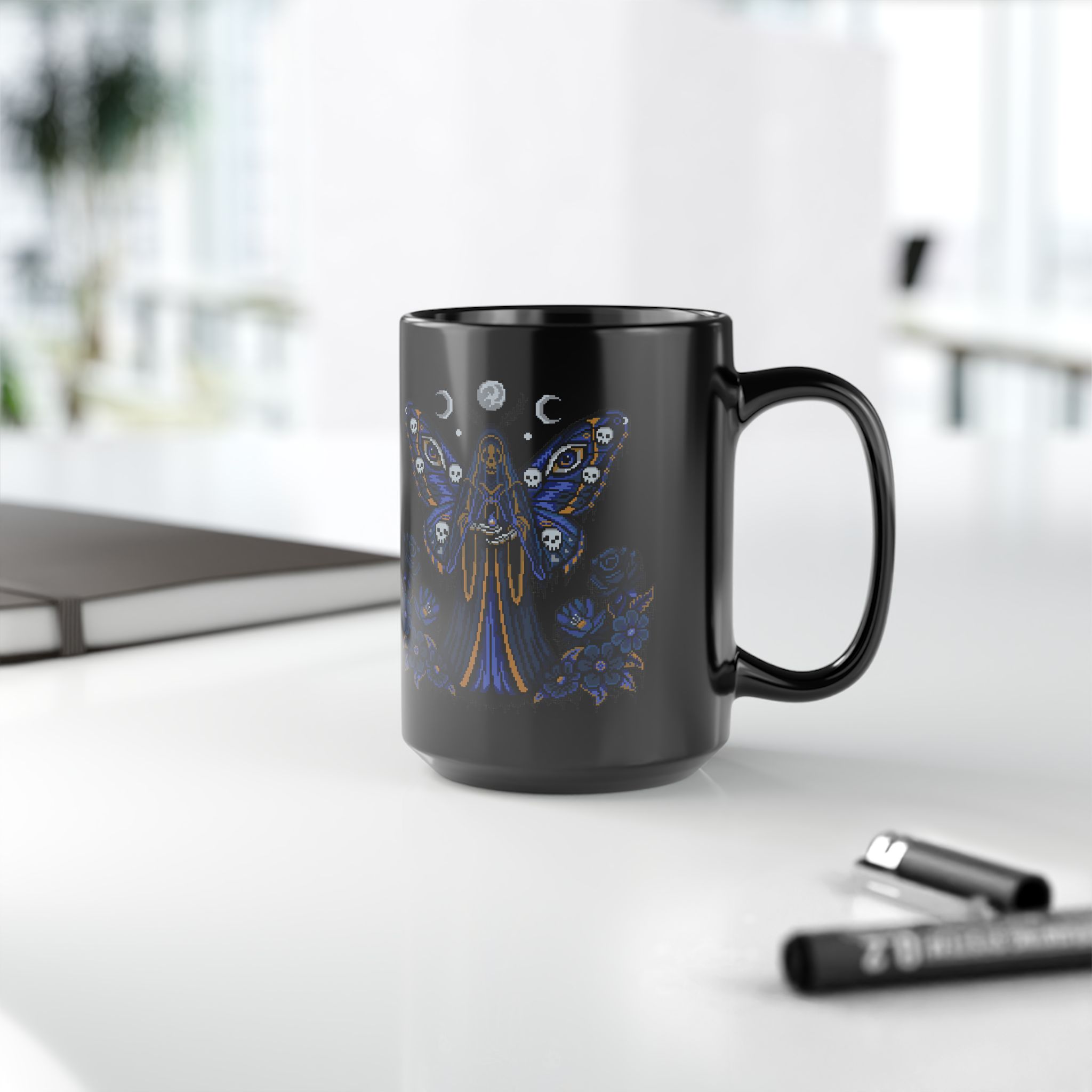 Death Moth Night Ceramic Mug - Image 12