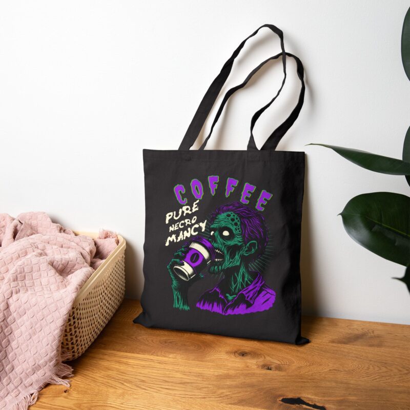 Zombie Coffee Necromancy Tote Bag - Image 6