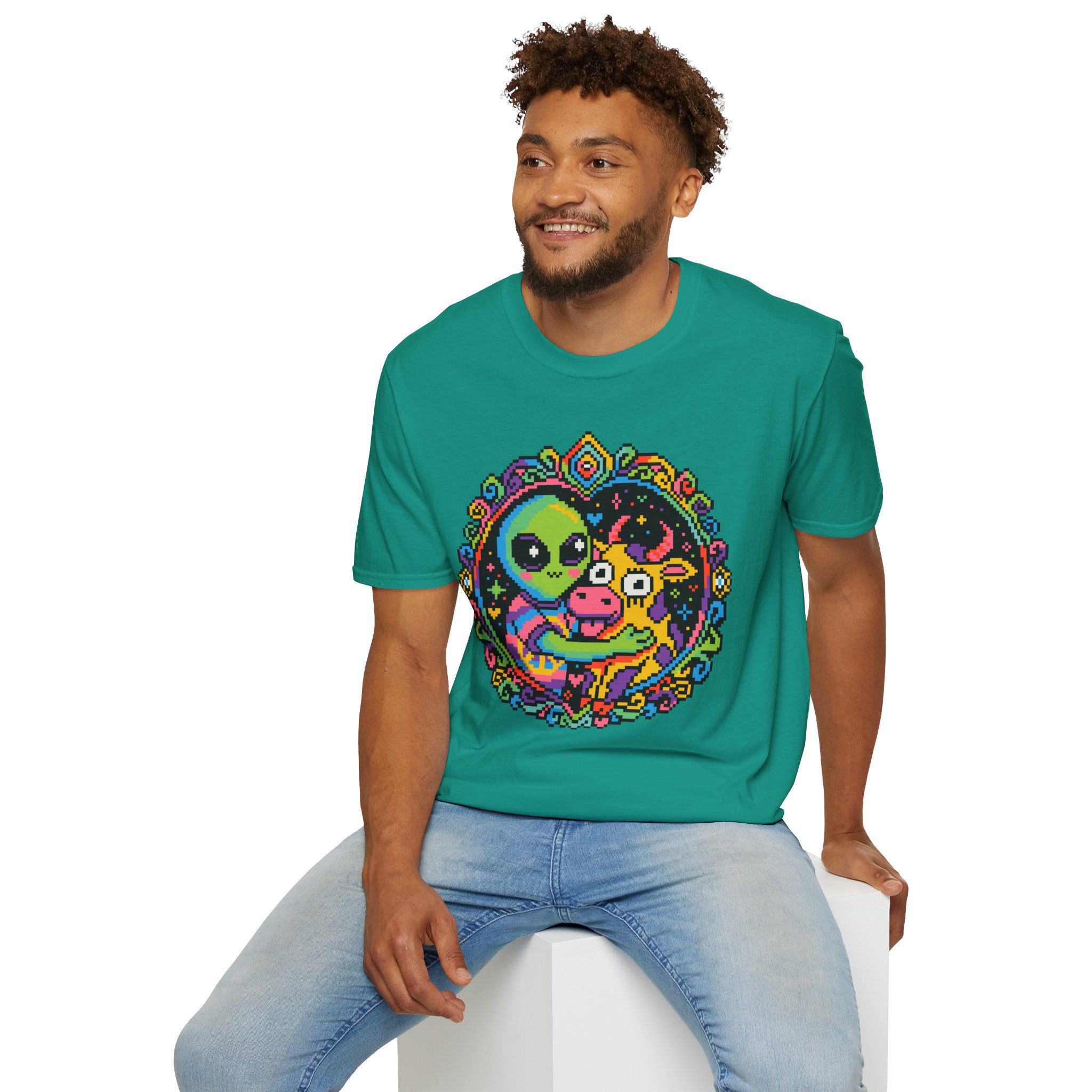Space Cow Unisex T-Shirt - Image 58