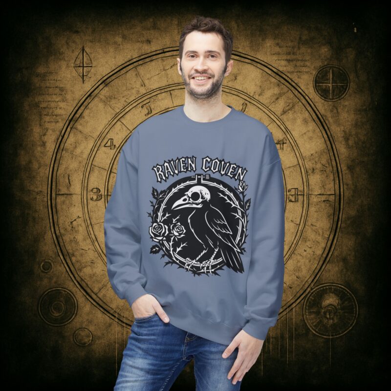 Raven of the Coven Raven Unisex Sweatshirt - Image 27