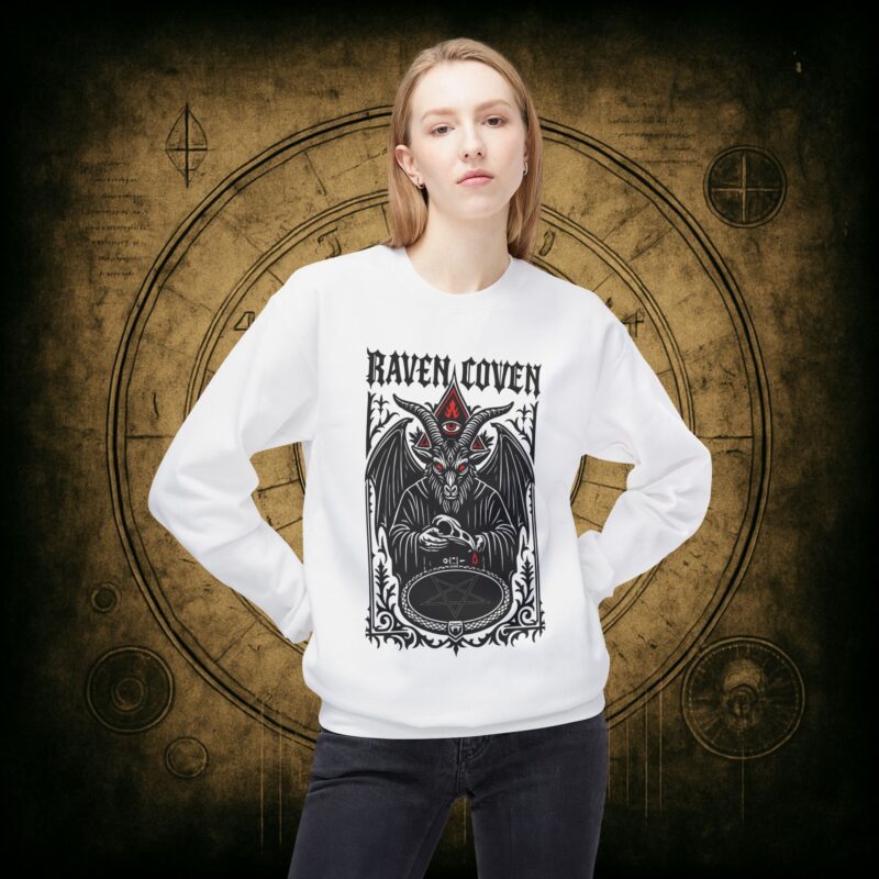 Raven Coven Initiation Unisex Sweatshirt - Image 5