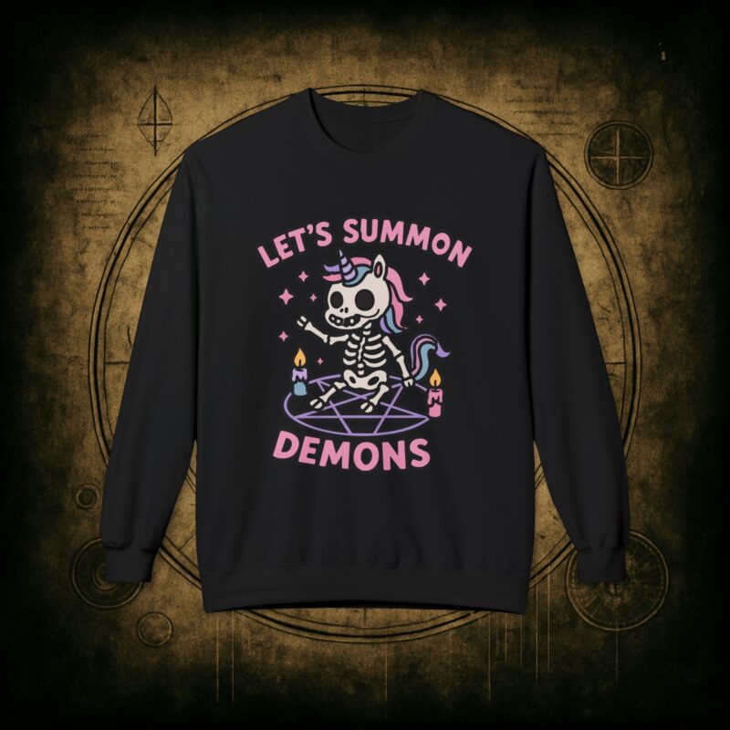 Let’s Summon Demons Unisex Sweatshirt - Image 13