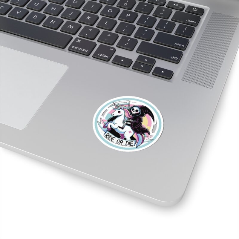 Ride or Die Kiss-Cut Sticker - Image 8