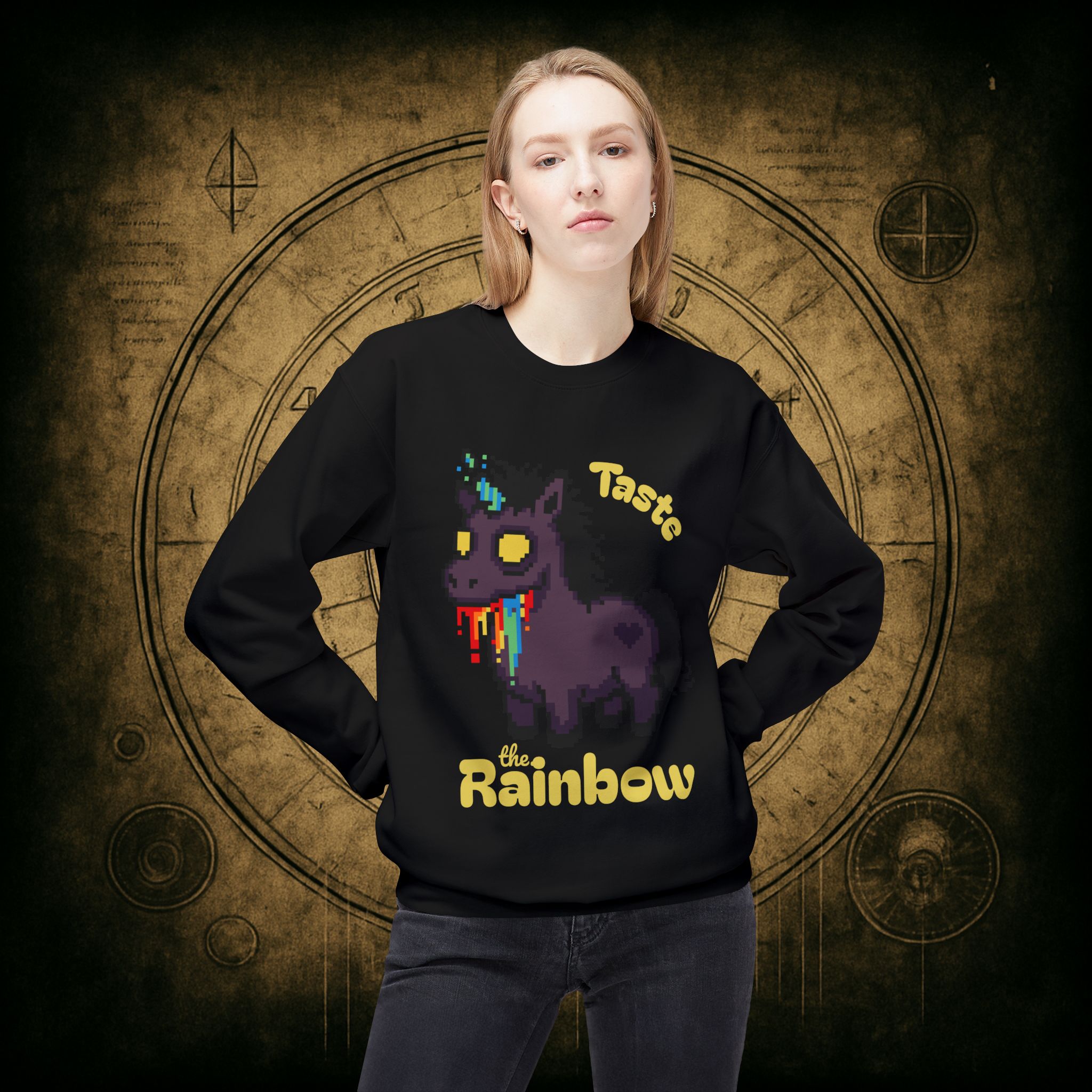 Pastel Goth Unicorn Sweatshirt - Image 6