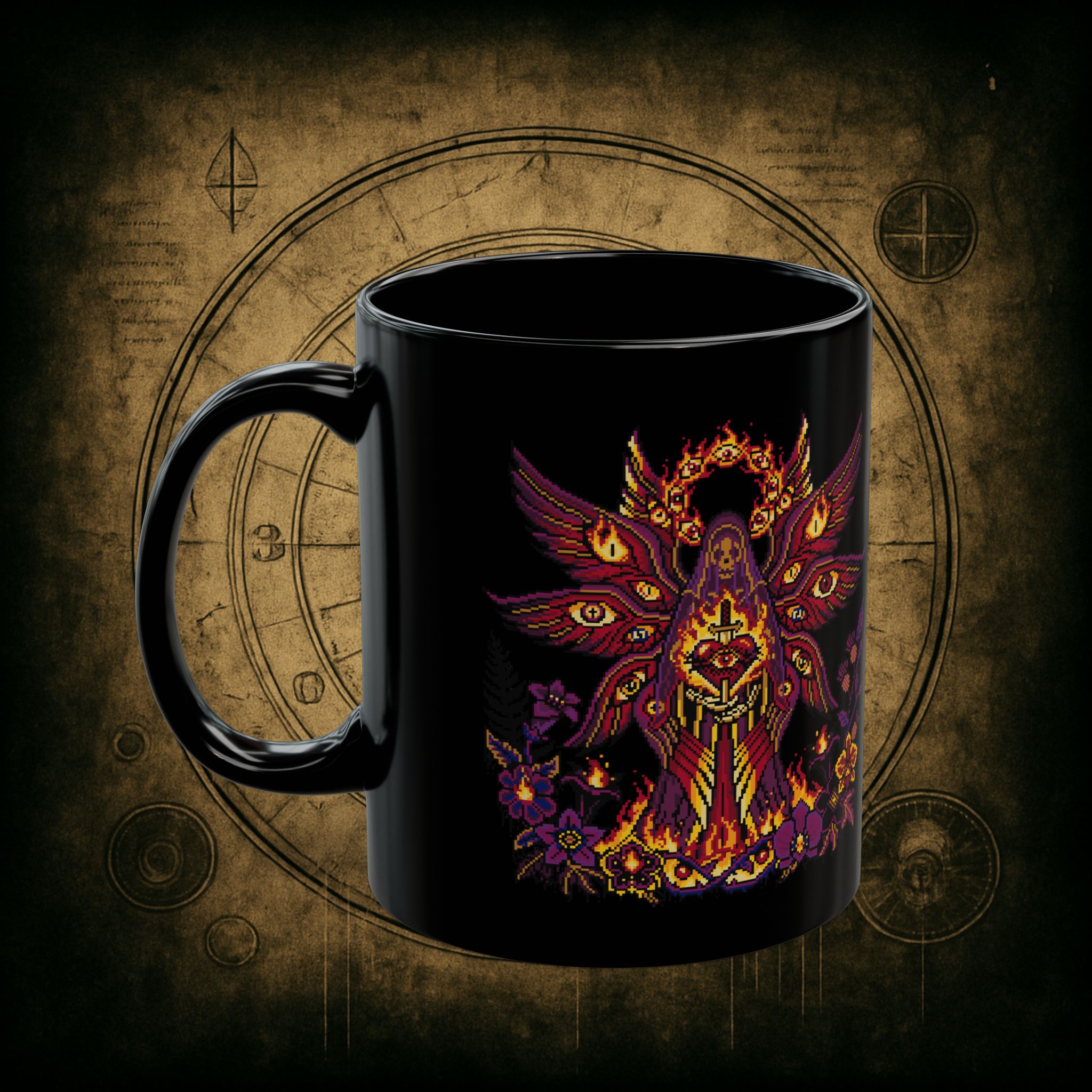 Fallen Seraphim Dusk Ceramic Mug - Image 3