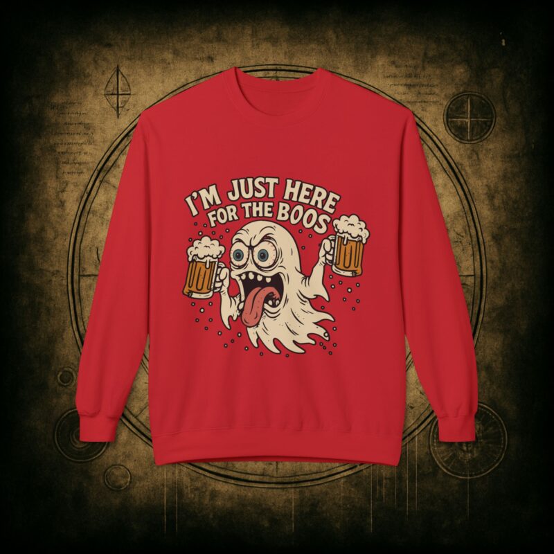 Here for the Boos Unisex Softstyle Sweatshirt - Image 4