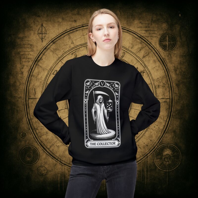 The Collector Tarot Unisex Sweatshirt - Image 2