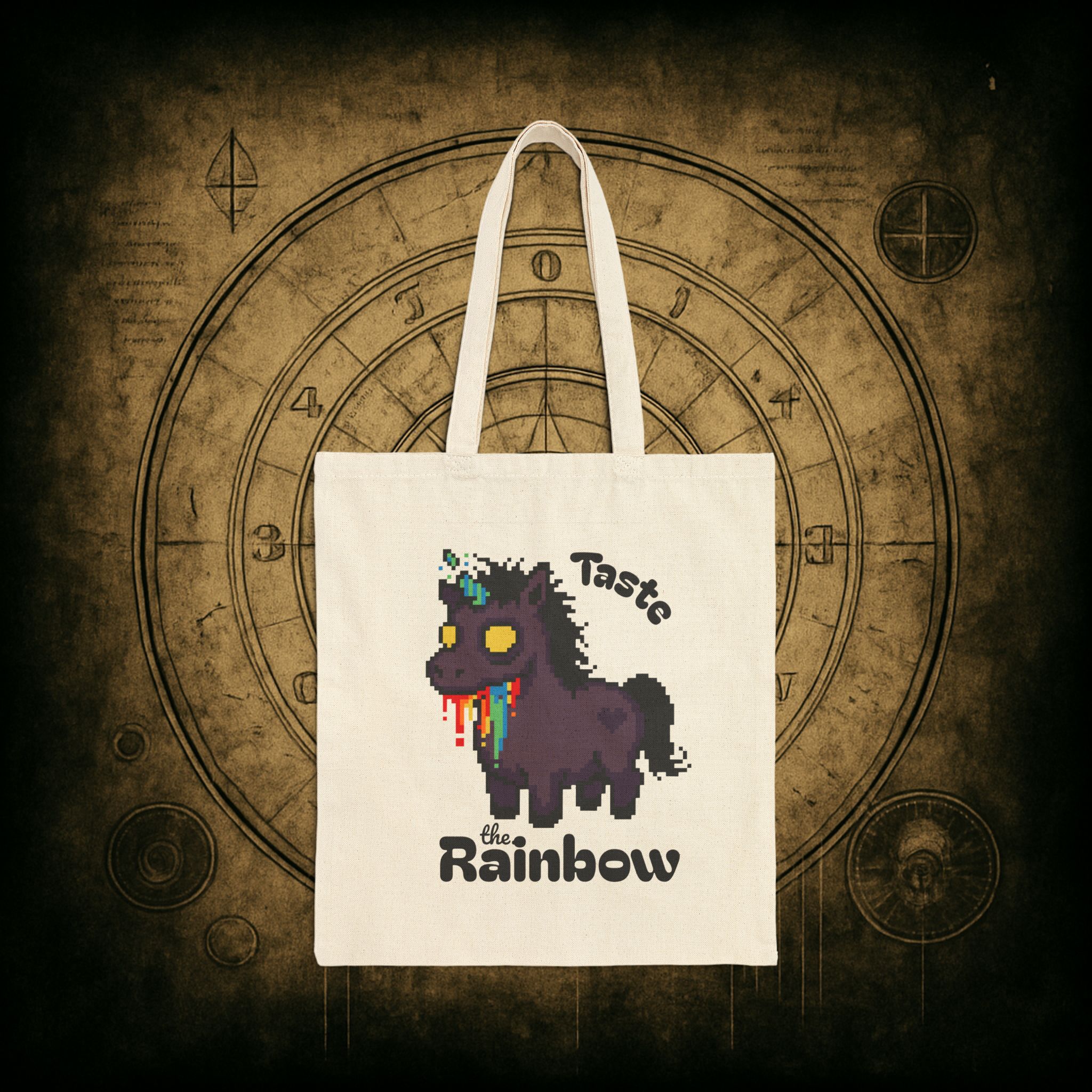 Pastel Goth Unicorn Tote Bag
