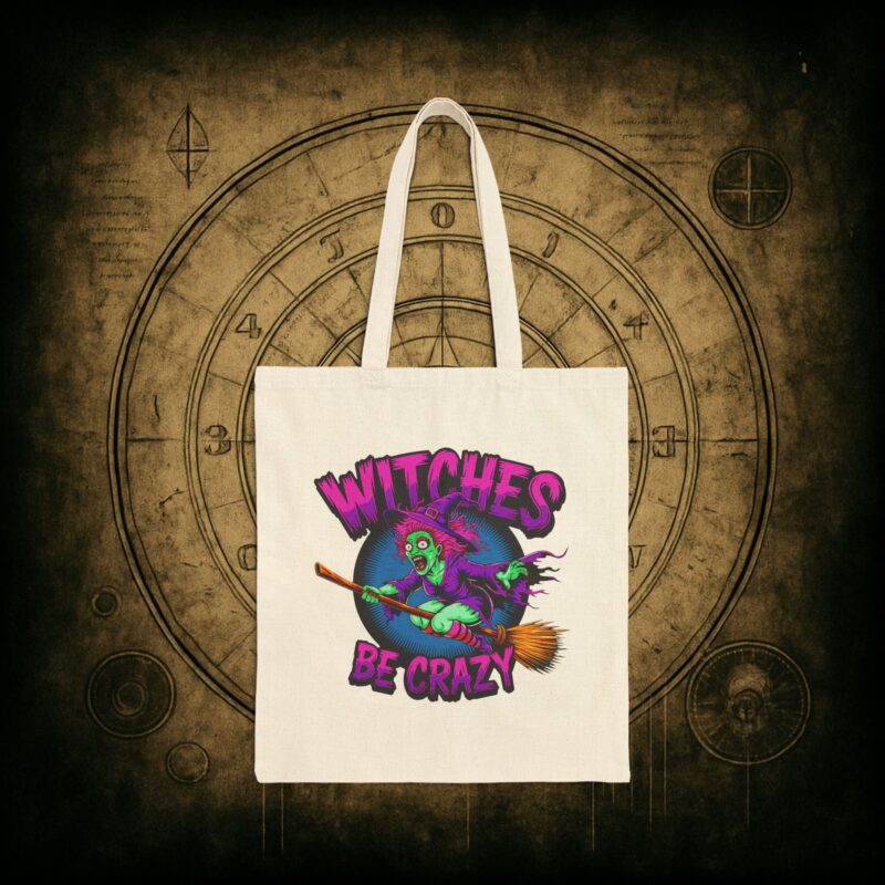Witches Be Crazy Tote Bag - Image 7
