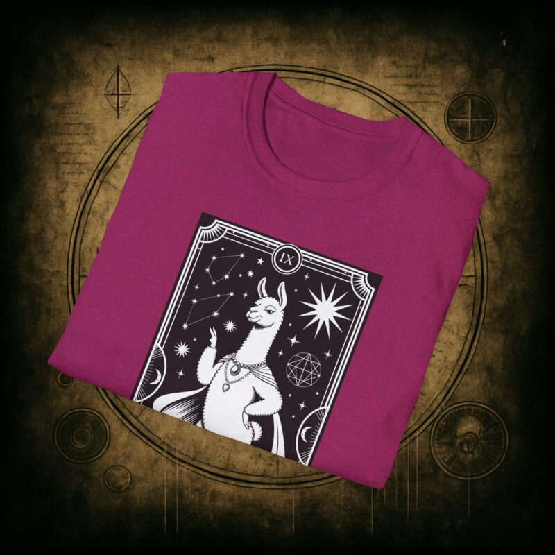 The Drama Llama Tarot Unisex T-Shirt - Image 39