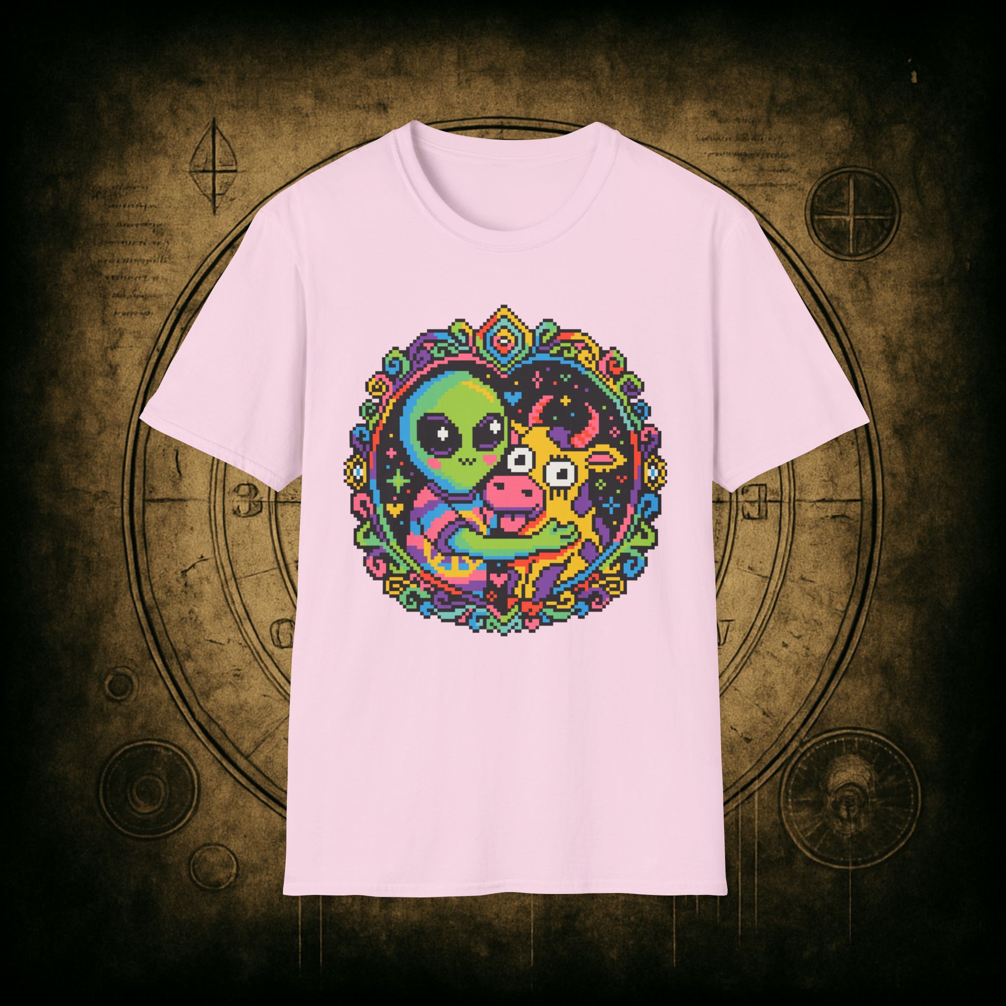 Space Cow Unisex T-Shirt - Image 78