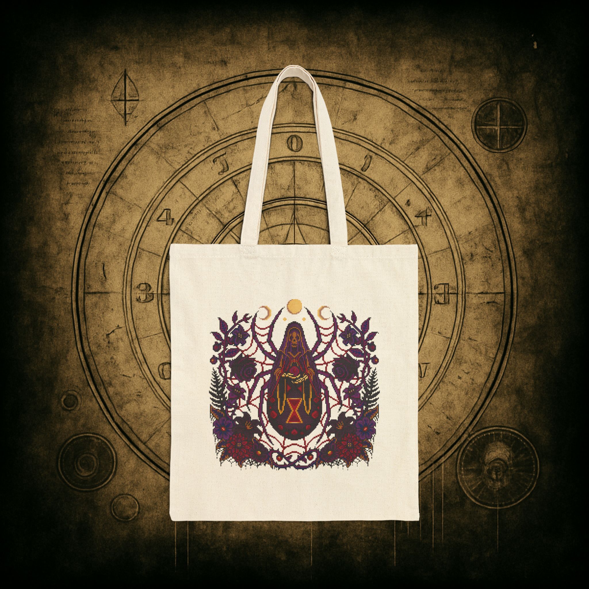 Black Widow Dusk Tote Bag - Image 8