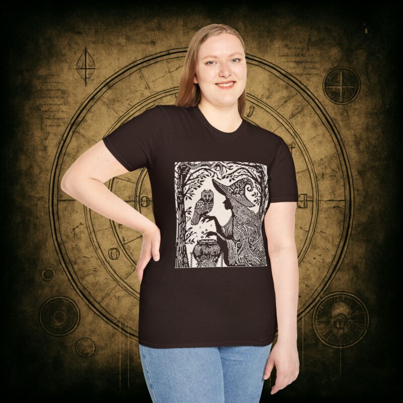Wood Witch 2 Unisex T-Shirt - Image 3