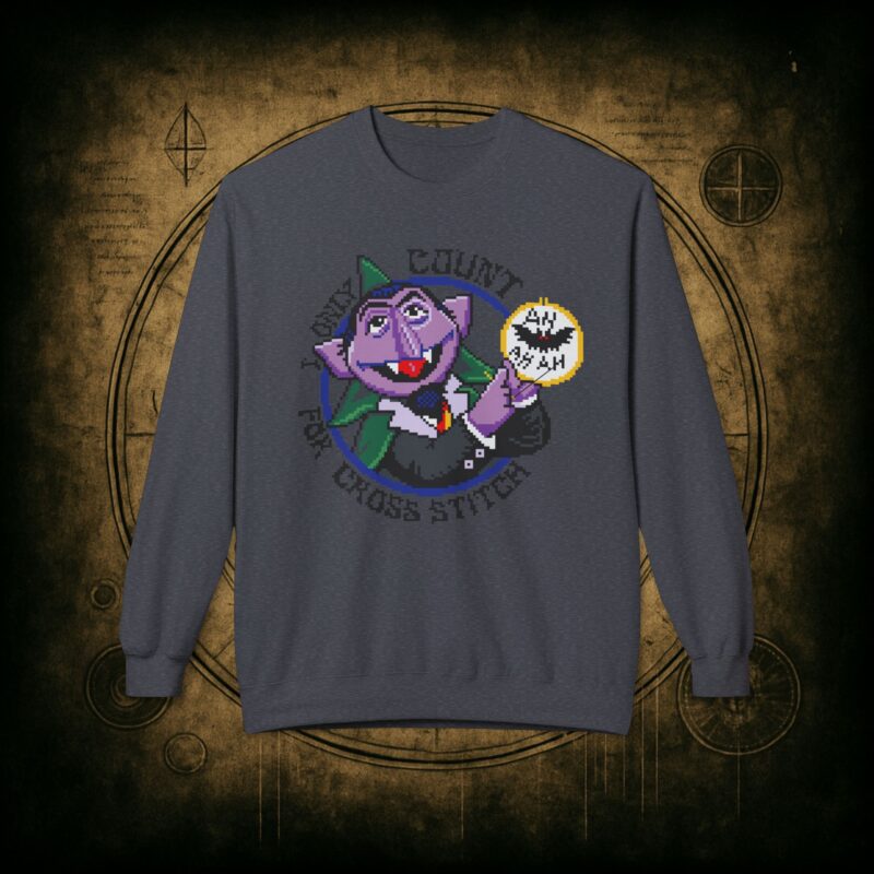 Count for Cross Stitch Unisex Sweatshirt - Image 19
