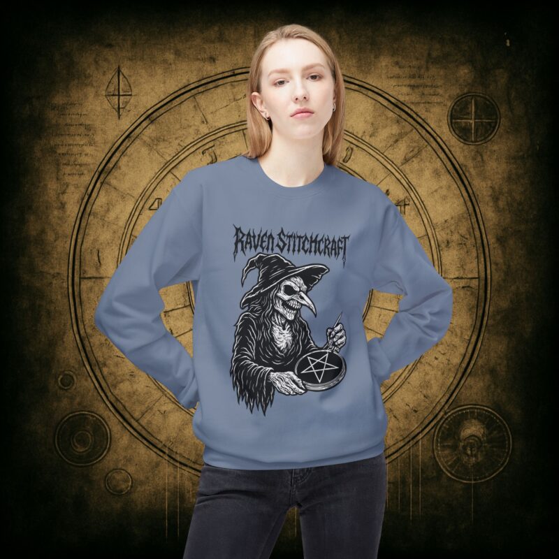 Raven Stitcher Unisex Sweatshirt - Image 26