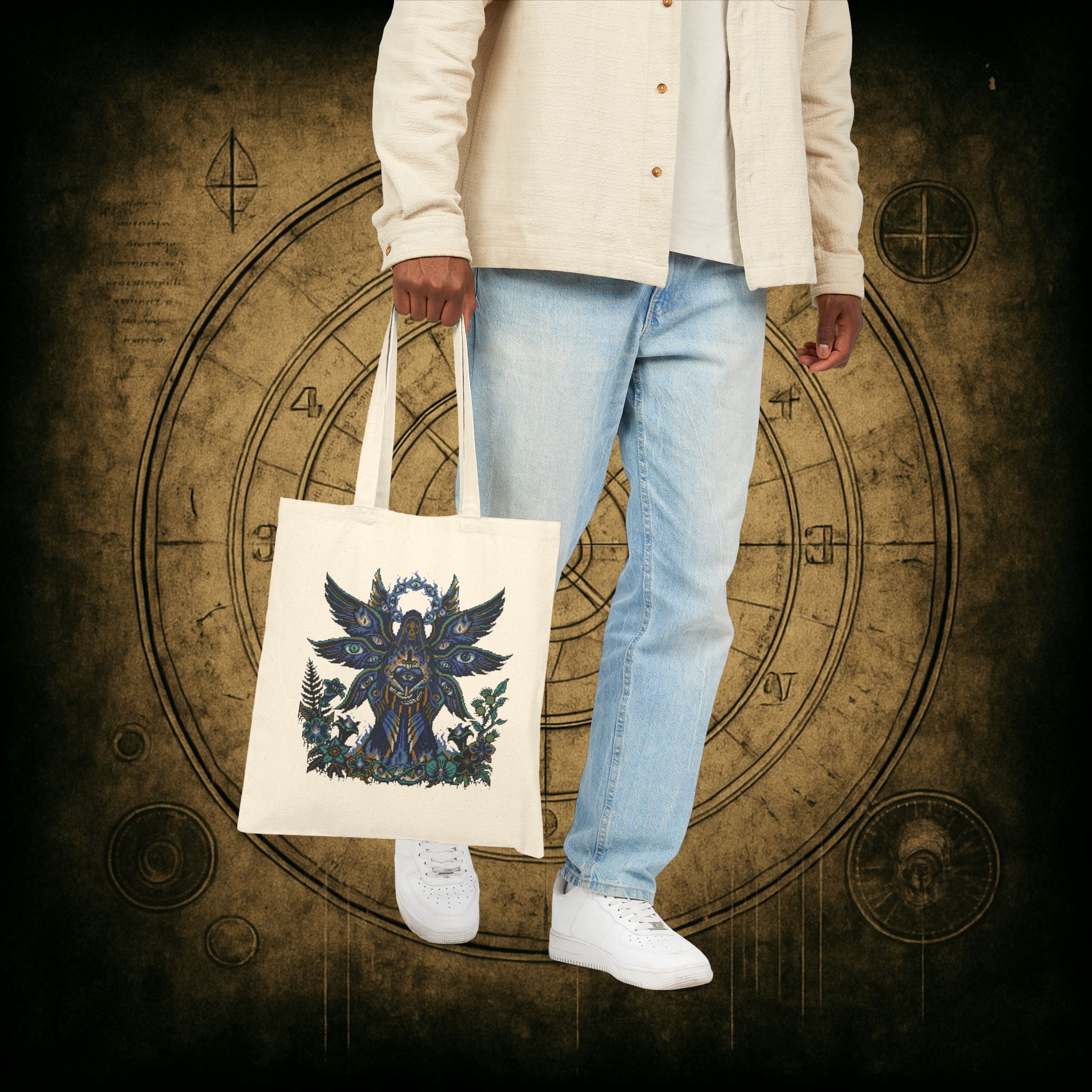 Fallen Seraphim Night Tote Bag - Image 14