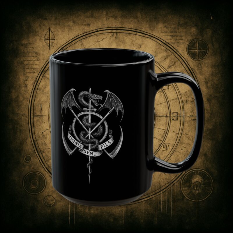 Omnia Sunt Fila Ceramic Mug - Image 7