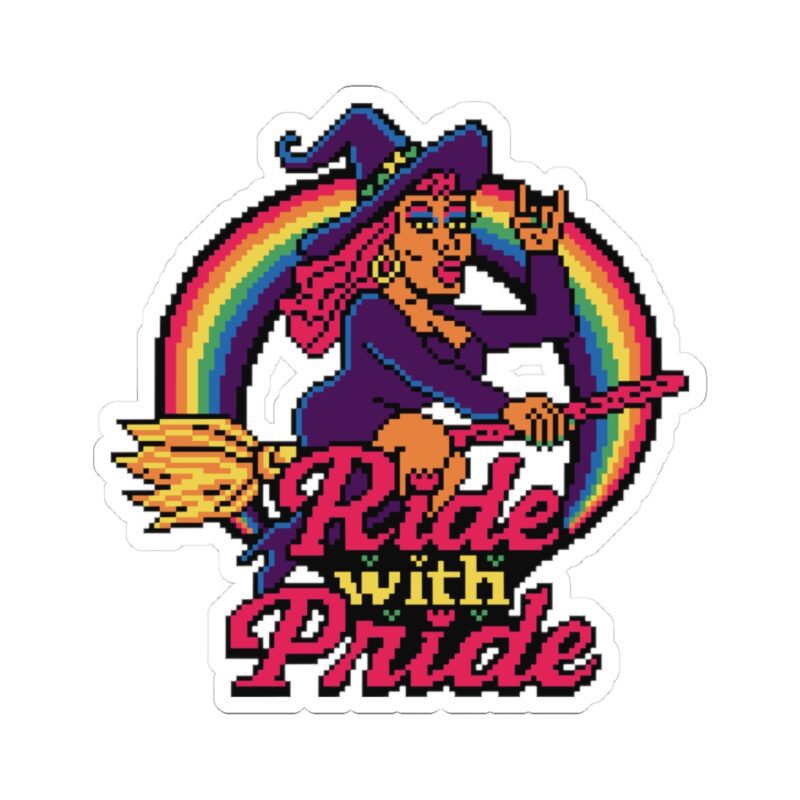 Ride with Pride Kiss-Cut Sticker - Image 13