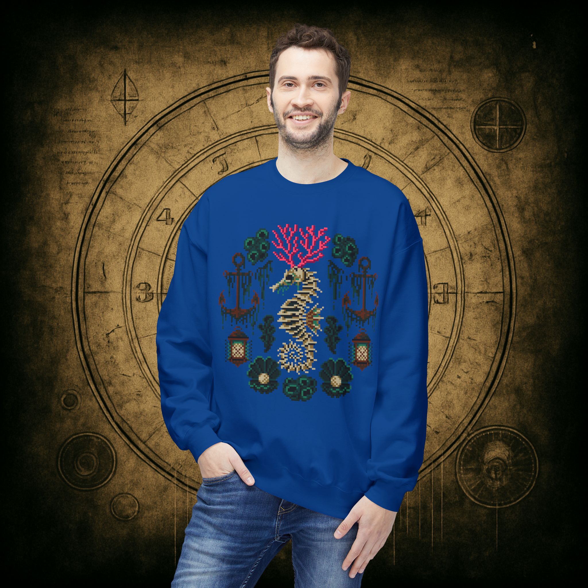 Coral Seahorse Sweatshirt - Image 47