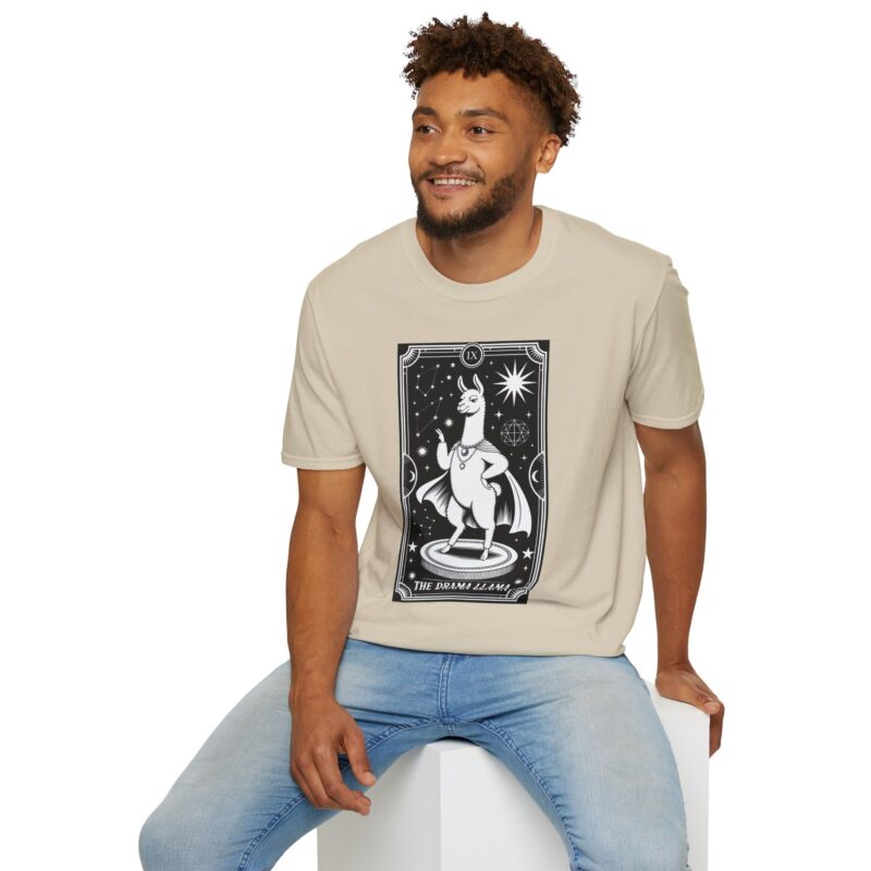 The Drama Llama Tarot Unisex T-Shirt - Image 21