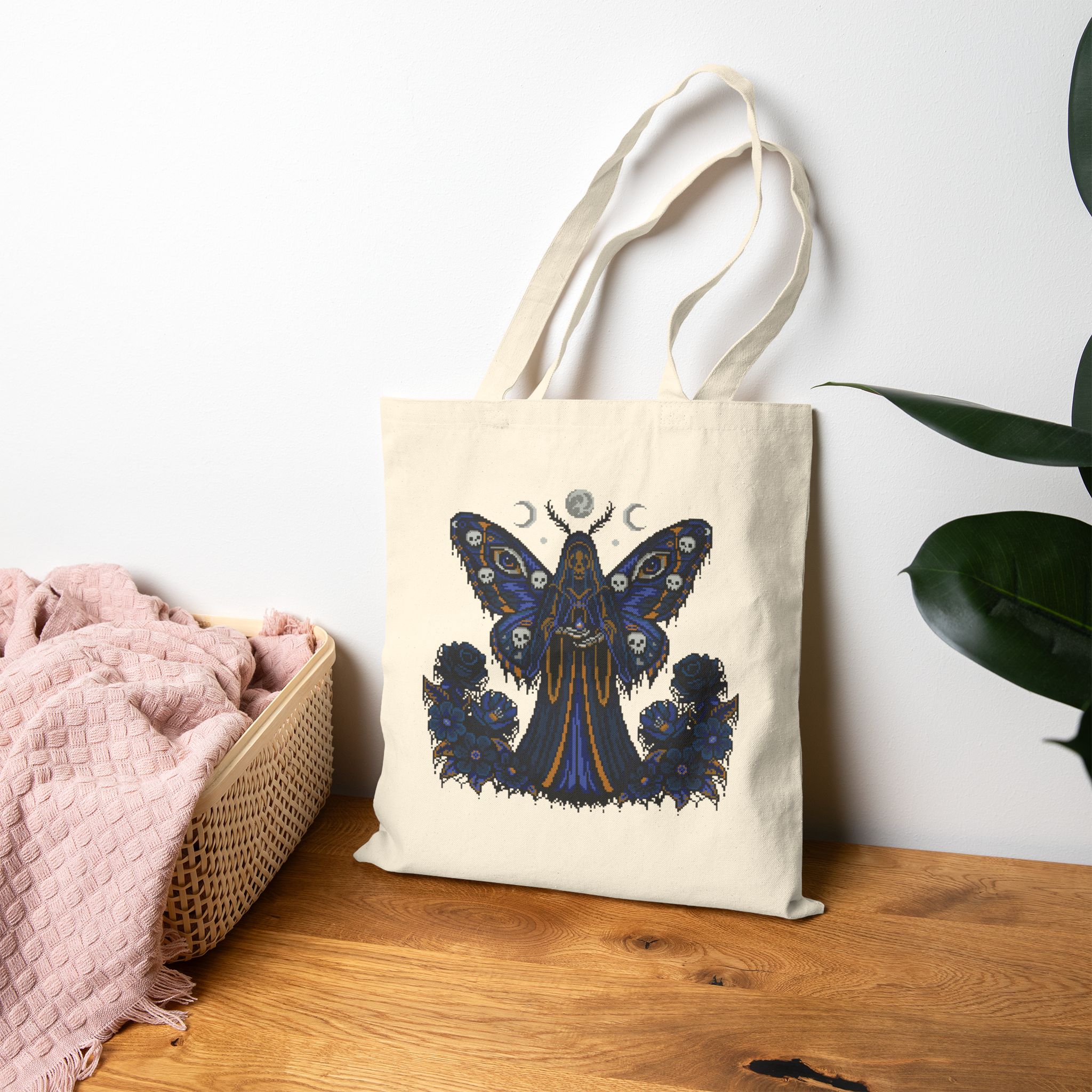 Death Moth Night Tote Bag - Image 13