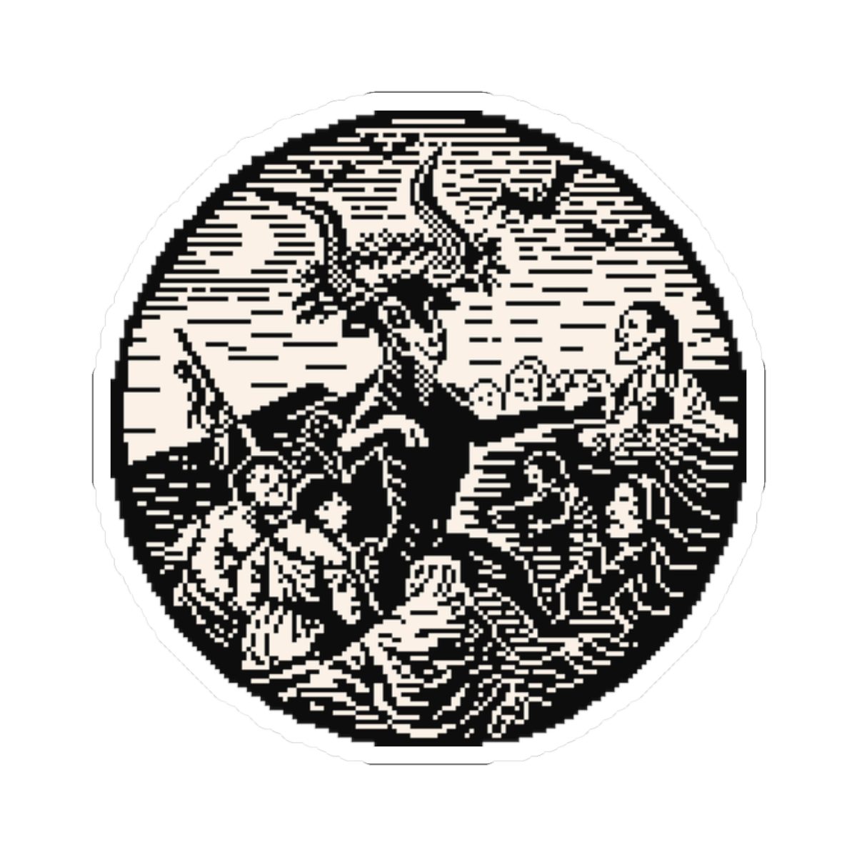 Witches Sabbath Kiss-Cut Sticker