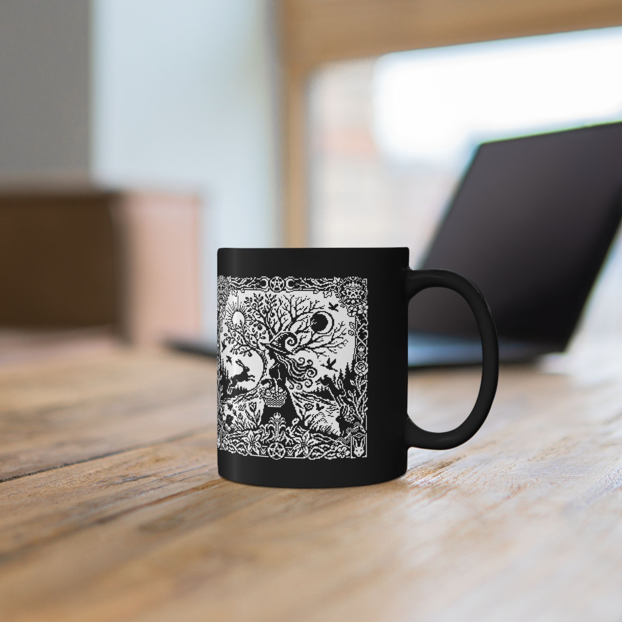 Ostara Witch Ceramic Mug - Image 6