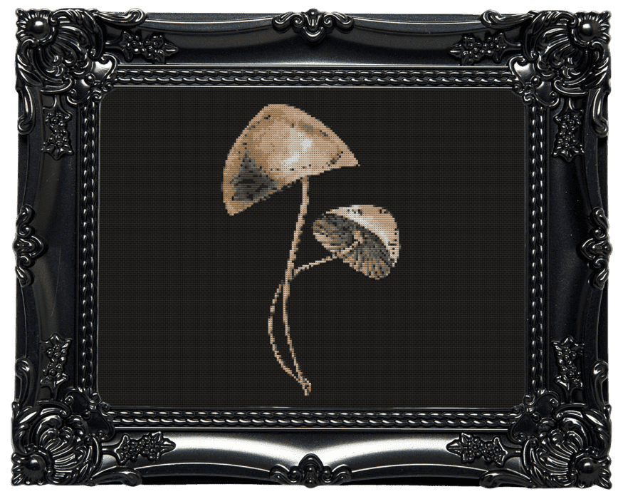 Magic Mushrooms Cross Stitch Pattern