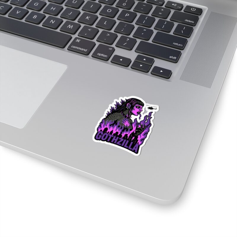 Gothzilla (Purple) Kiss-Cut Sticker - Image 8