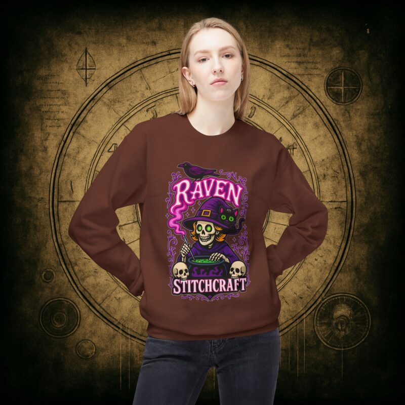 Raven Stitch Craft Brewing Unisex Sweatshirt - Image 11