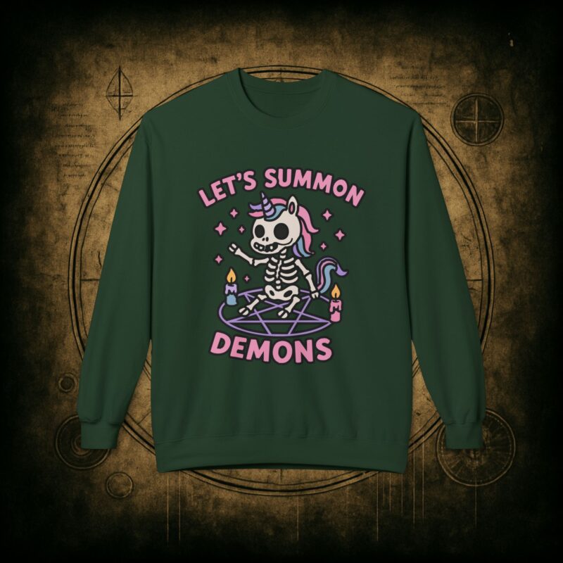 Let’s Summon Demons Unisex Sweatshirt - Image 19