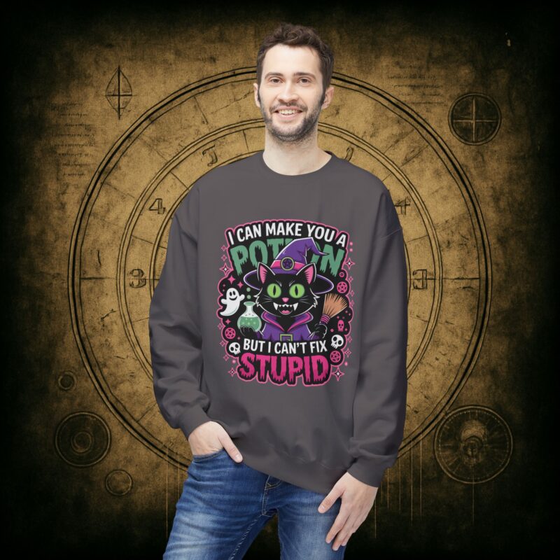 Can’t Fix Stupid Unisex Sweatshirt - Image 30