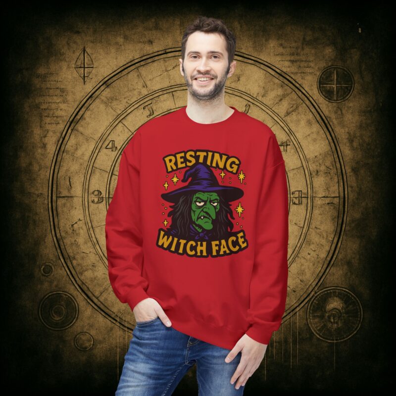 Resting Witch Face Unisex Sweatshirt - Image 6
