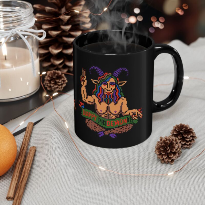 Happy PriDEMONTH Ceramic Mug - Image 4