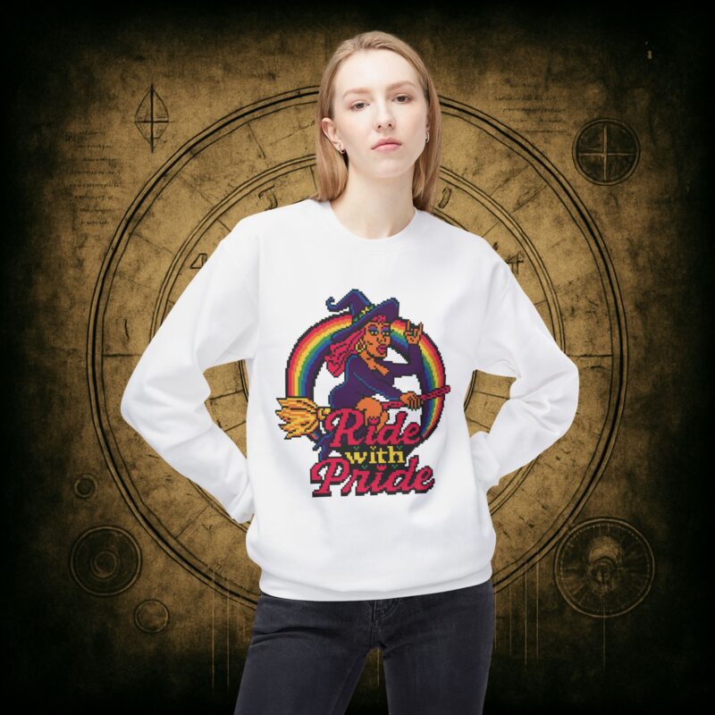 Ride with Pride Unisex Sweatshirt - Image 8