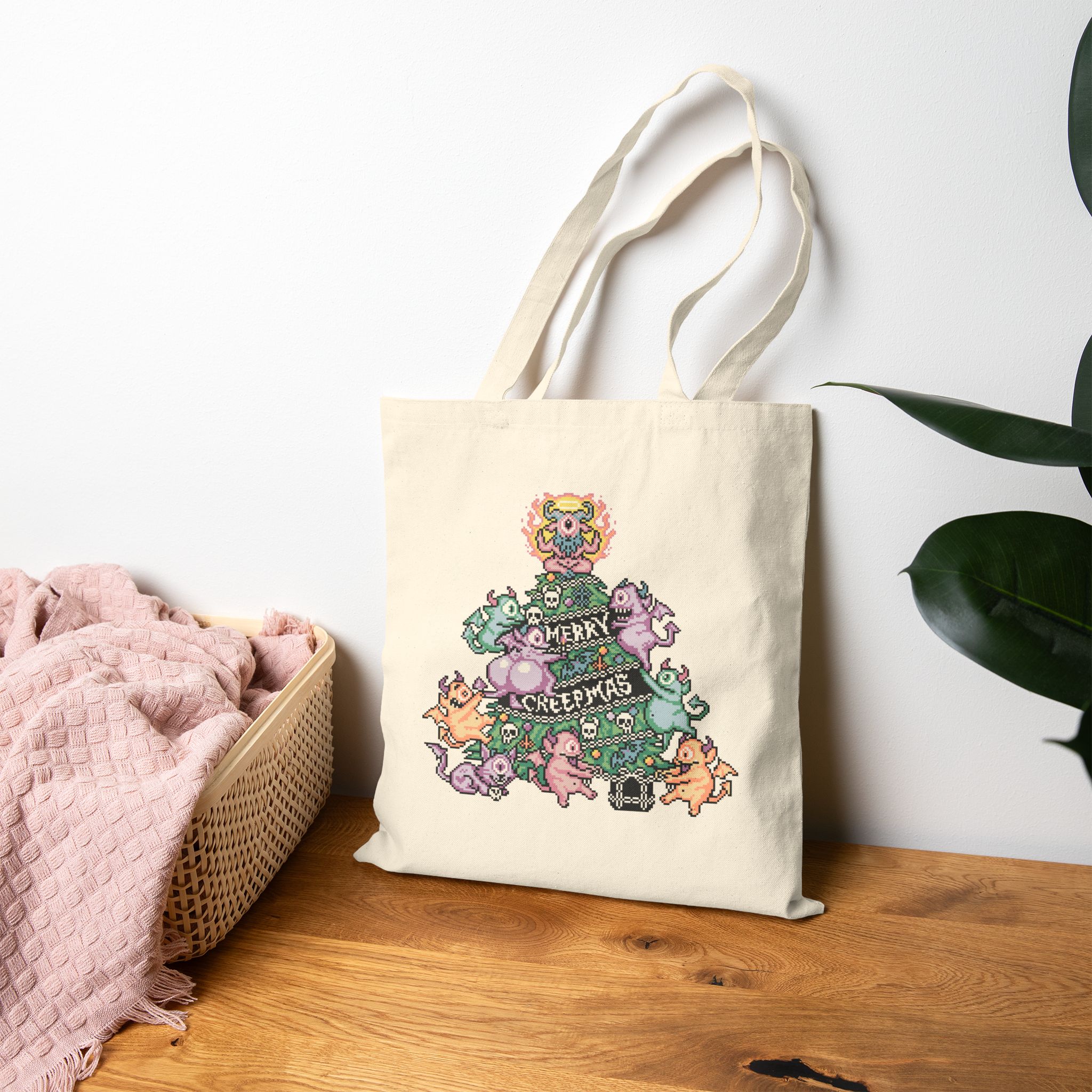 Merry Creepmas Tote Bag - Image 13