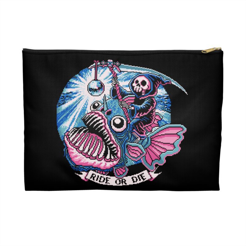 Ride or Die Angler Fish Project Bag
