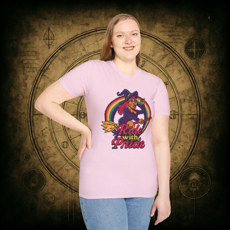 Ride with Pride Unisex T-Shirt - Image 65