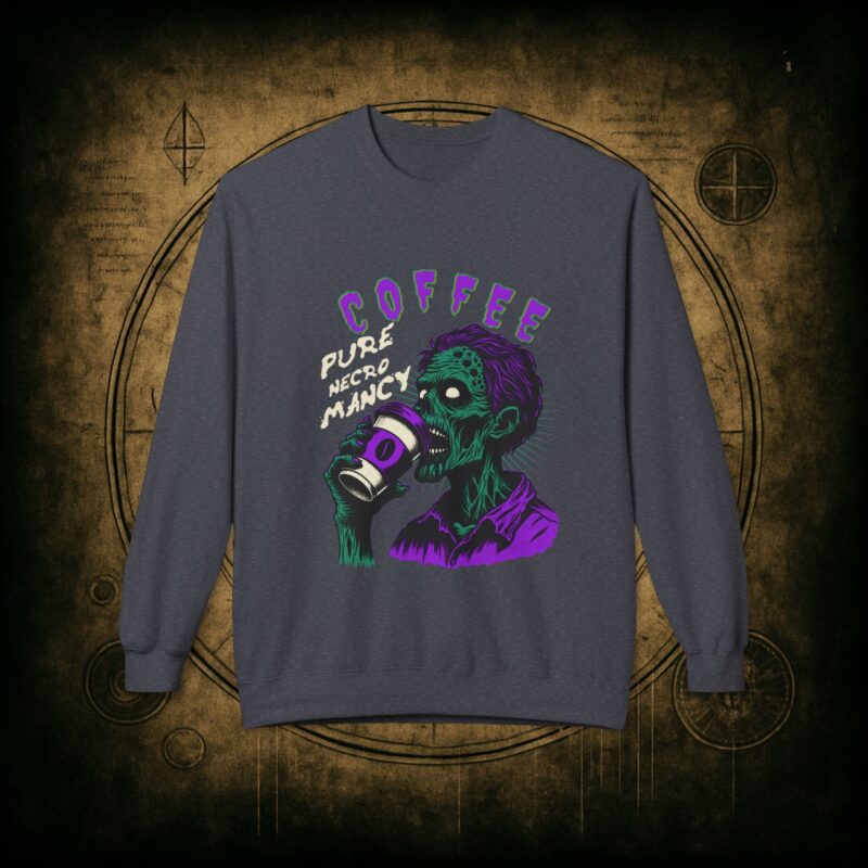 Zombie Coffee Necromancy Sweatshirt - Image 22