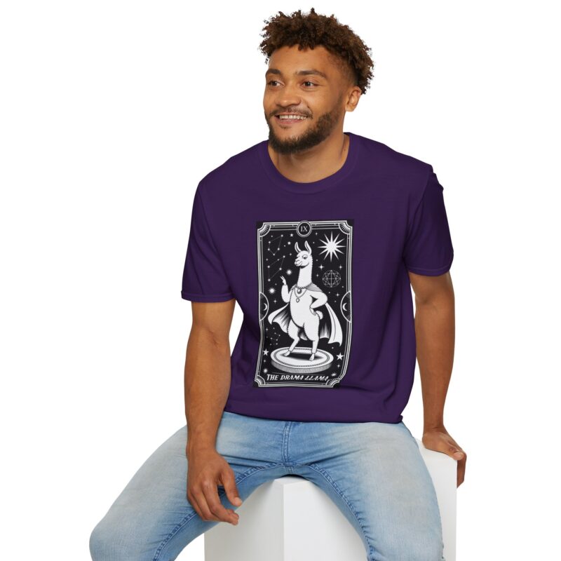 The Drama Llama Tarot Unisex T-Shirt - Image 62