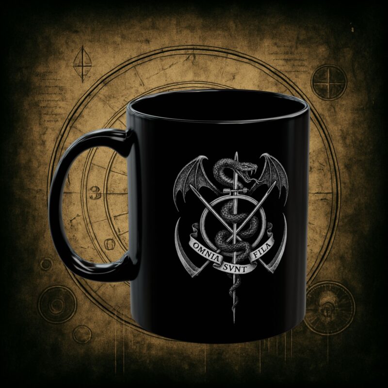 Omnia Sunt Fila Ceramic Mug - Image 2
