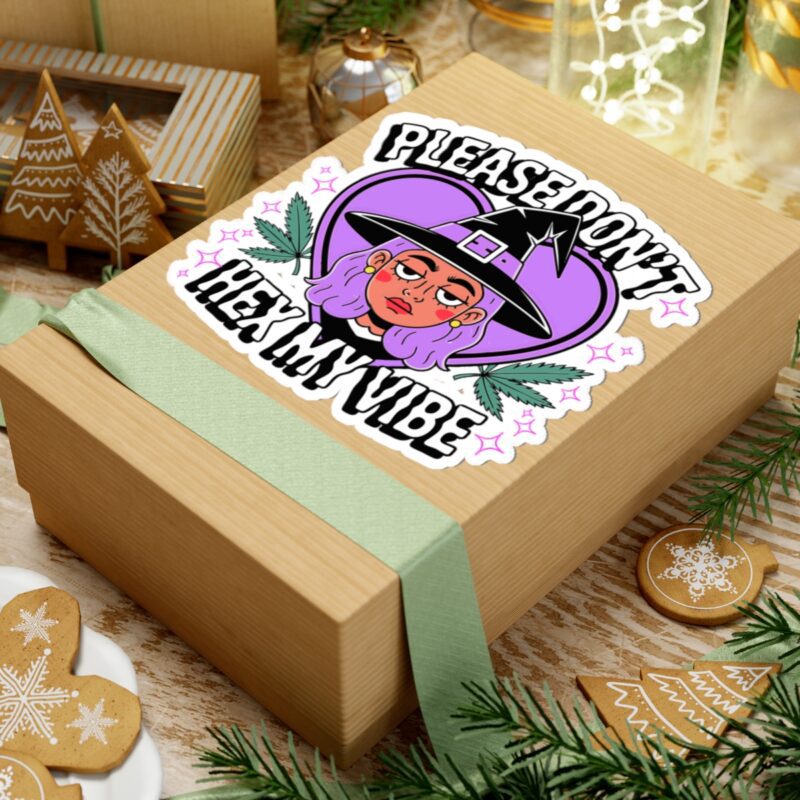 Don’t Hex My Vibe Kiss-Cut Sticker - Image 24