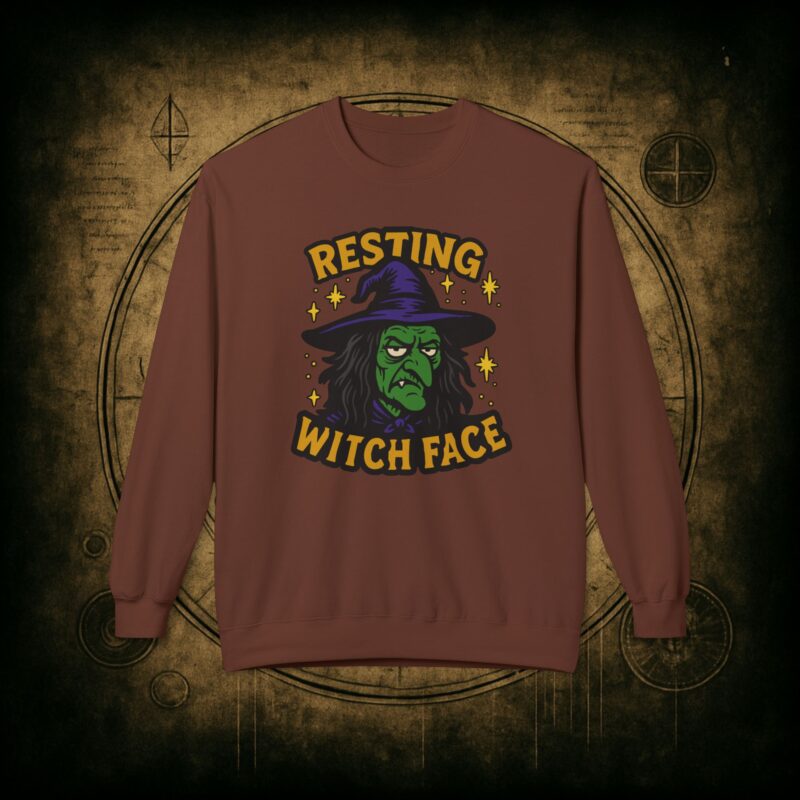 Resting Witch Face Unisex Sweatshirt - Image 10