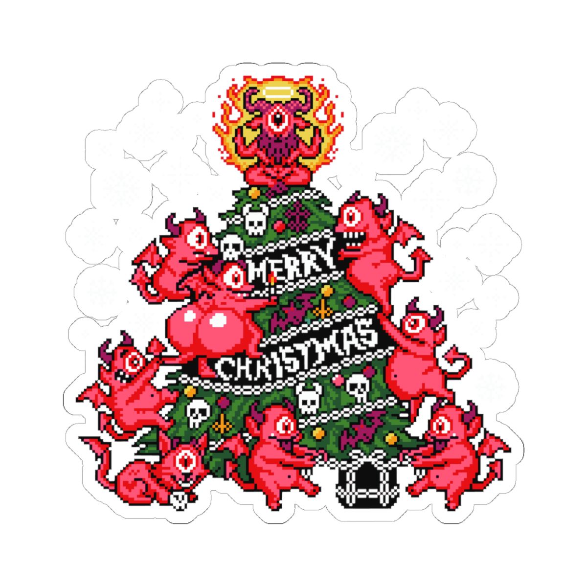 Merry Christmas Kiss-Cut Sticker - Image 22
