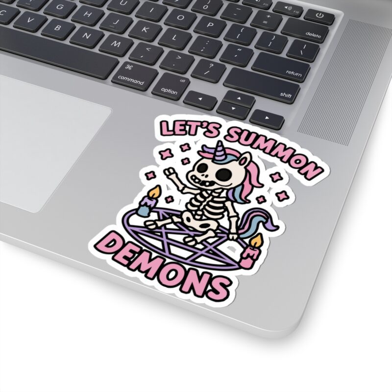 Let’s Summon Demons Kiss-Cut Sticker - Image 2