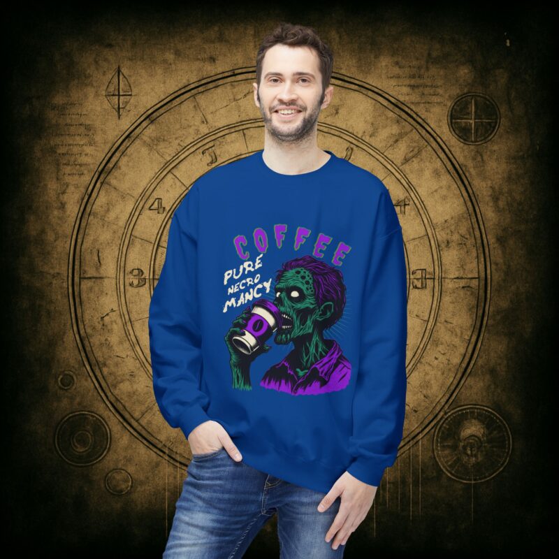 Zombie Coffee Necromancy Sweatshirt - Image 36