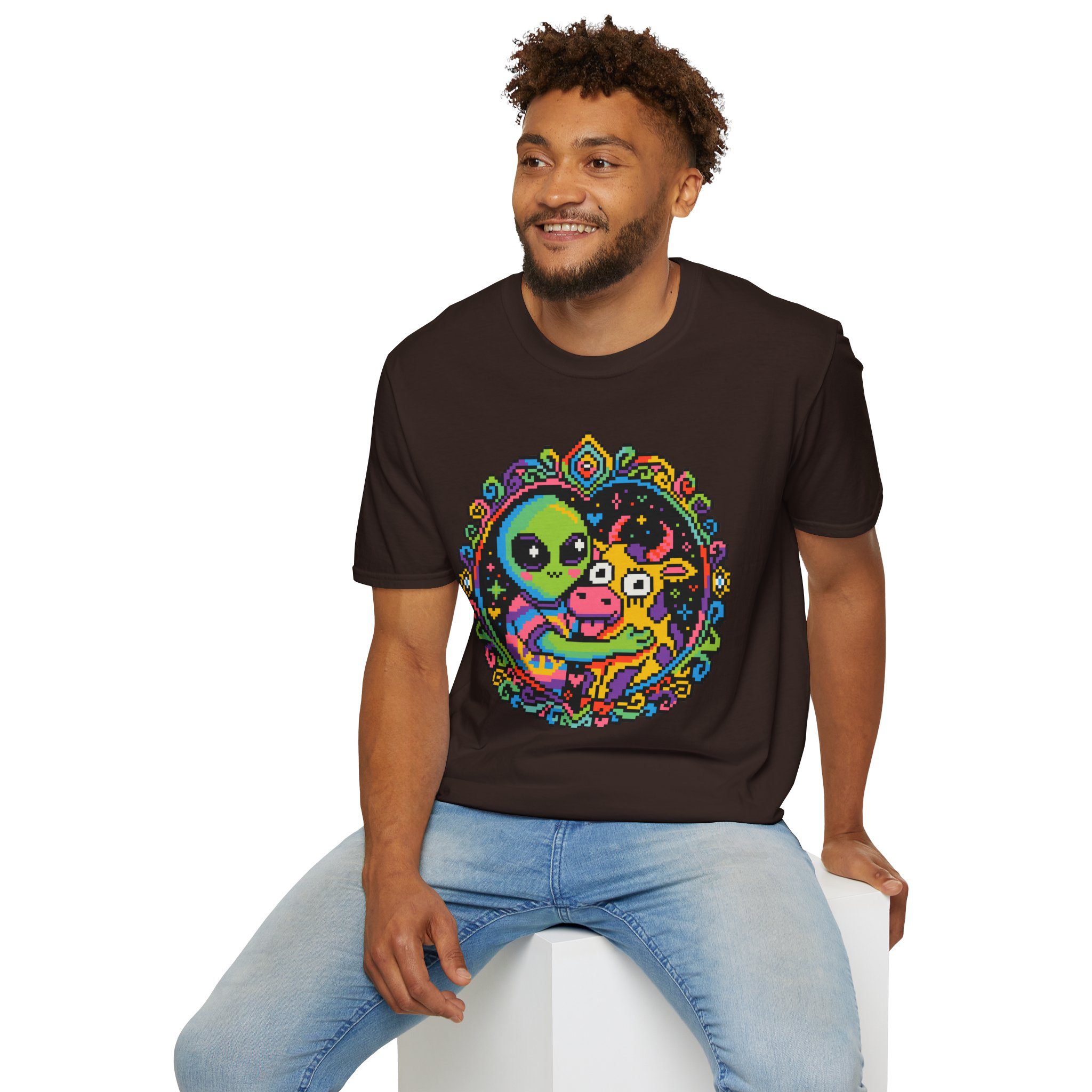 Space Cow Unisex T-Shirt - Image 52