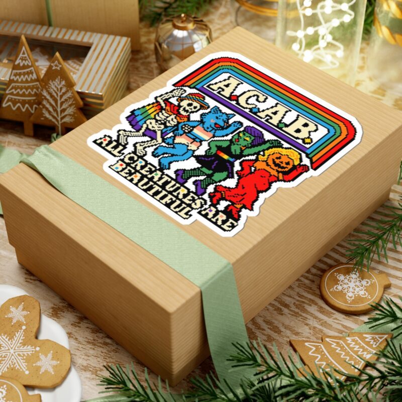 All Creatures Are Beautiful Kiss-Cut Sticker - Image 24