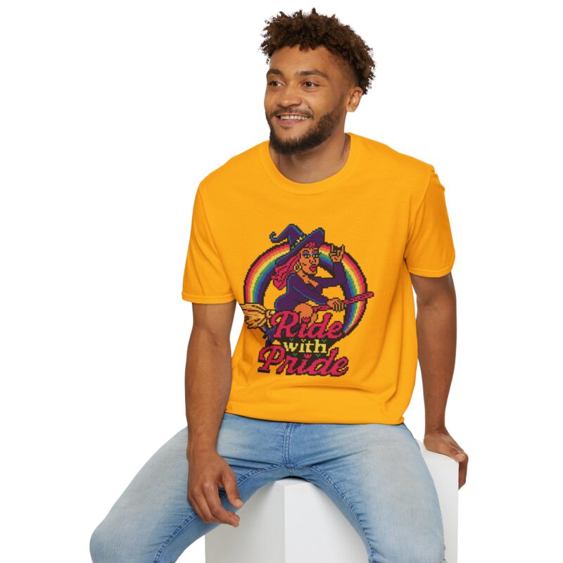 Ride with Pride Unisex T-Shirt - Image 5
